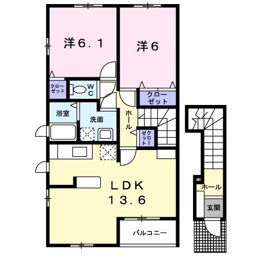 アン・ボヌールＡ 間取り
