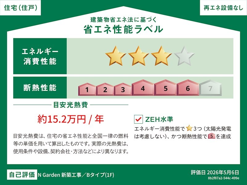 N Garden 省エネ性能ラベル