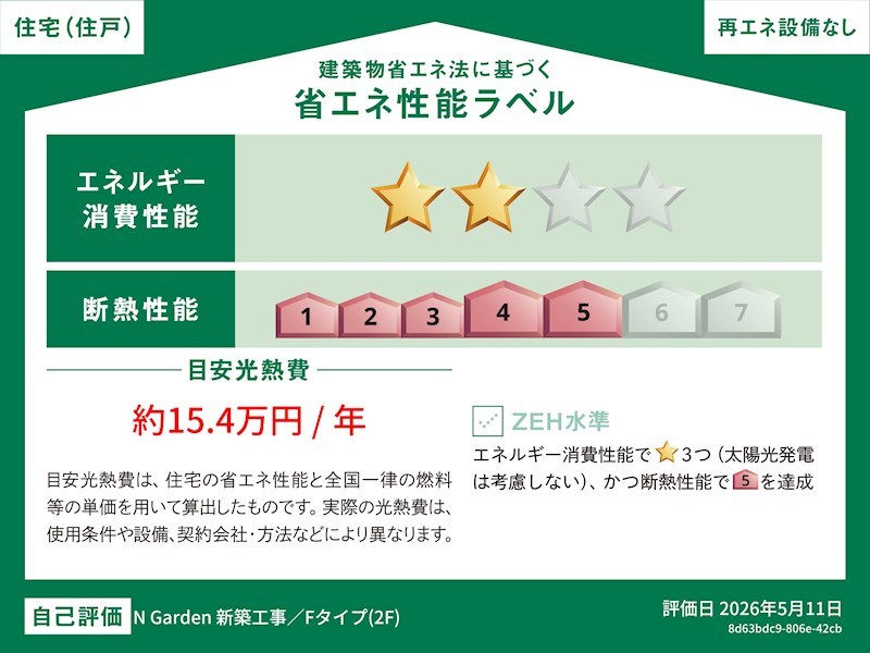 N Garden 省エネ性能ラベル