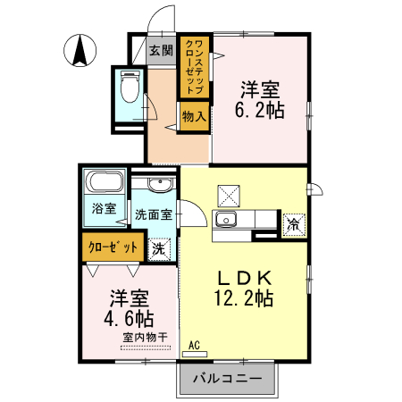 フォレストパークサイド永利 間取り