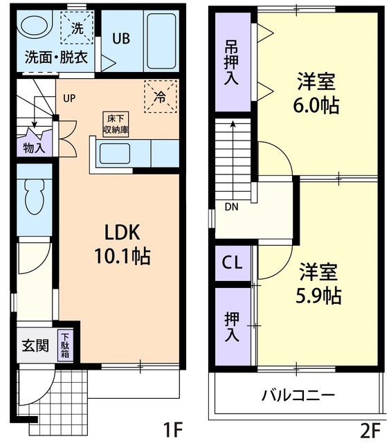 パークテラス　Ａ 間取り