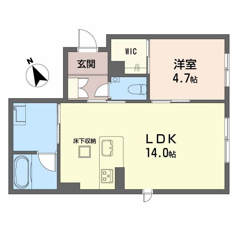 エリーズコート　宇宿 間取り