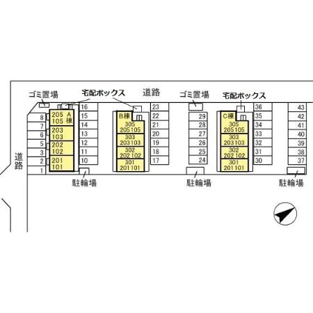 アネシス城北　Ｂ 間取り