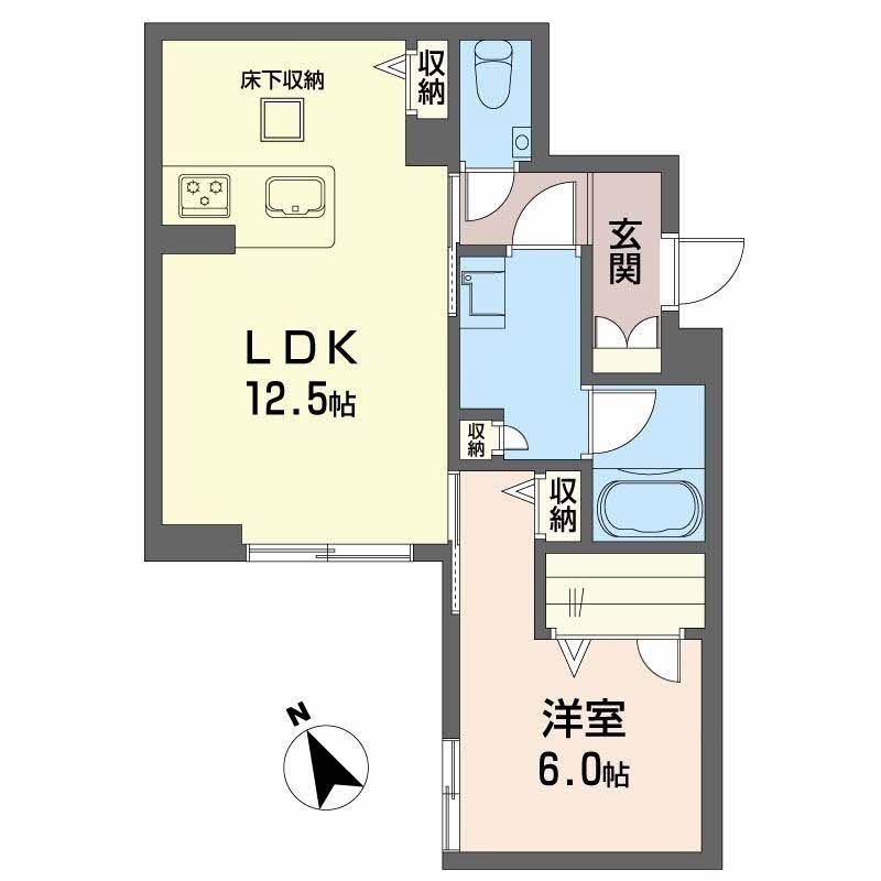 エリーズコート　宇宿 間取り