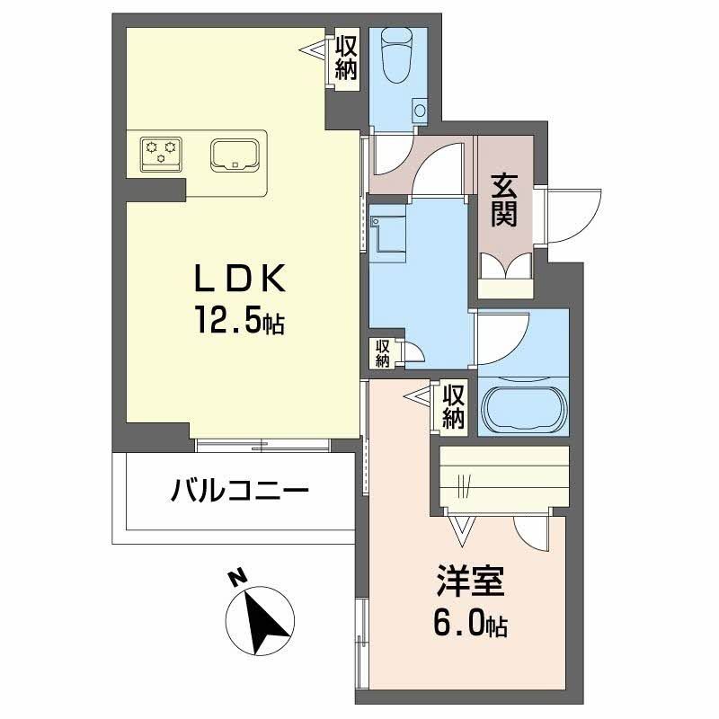 エリーズコート　宇宿 間取り