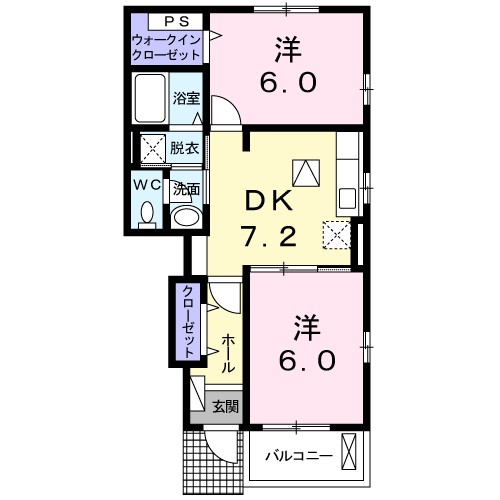 コンフォールⅠ 間取り