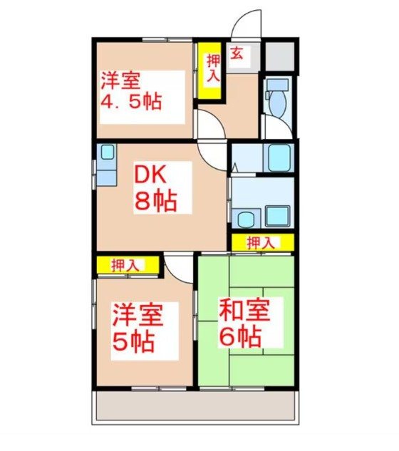 鹿児島県霧島市国分重久 間取り