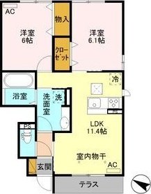 グランプレジール　B 間取り
