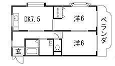 アメニティパレスTABATA 間取り