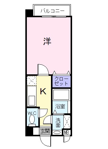 リバ－ガ－デンＦ 間取り