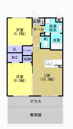 レジデンス平佐西通り 間取り