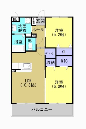 レジデンス平佐西通り 間取り