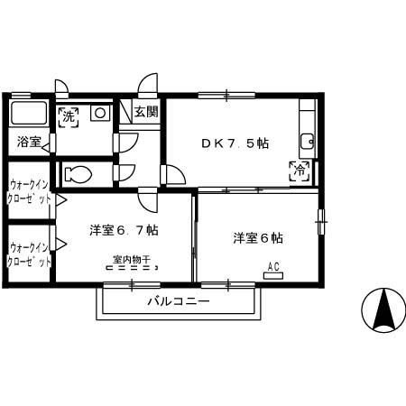 アンファンS 間取り