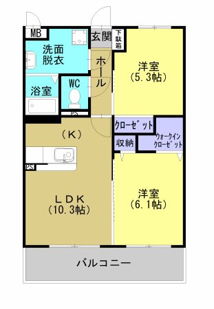 サンシャインMiyabi 間取り