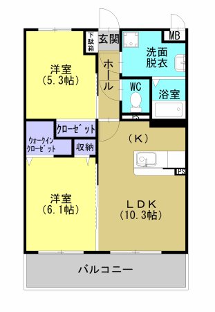 サンシャインMiyabi 間取り