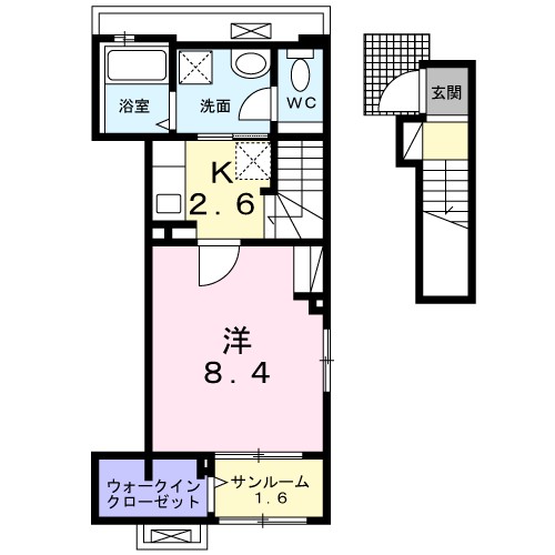エスポワール城東 間取り