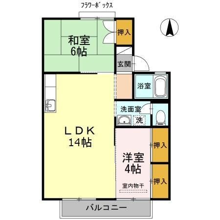 セジュール桜町 間取り