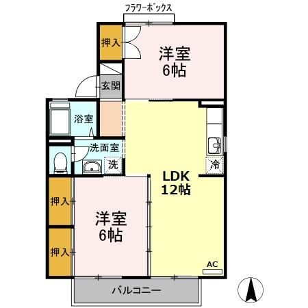 セジュール桜町 間取り