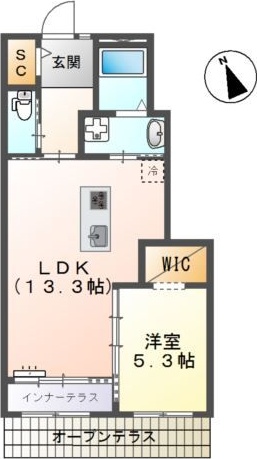 アンフルーヴ住吉Ａ棟 間取り