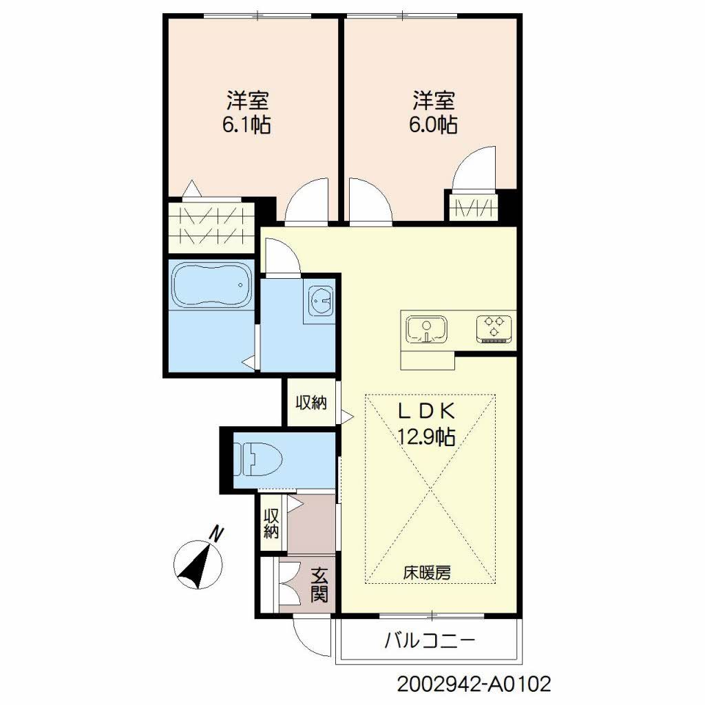プレミアス中名 間取り