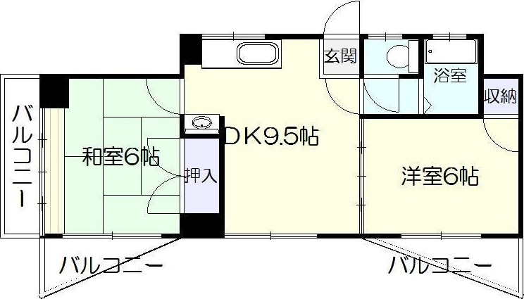 天神ＭＫビル 間取り