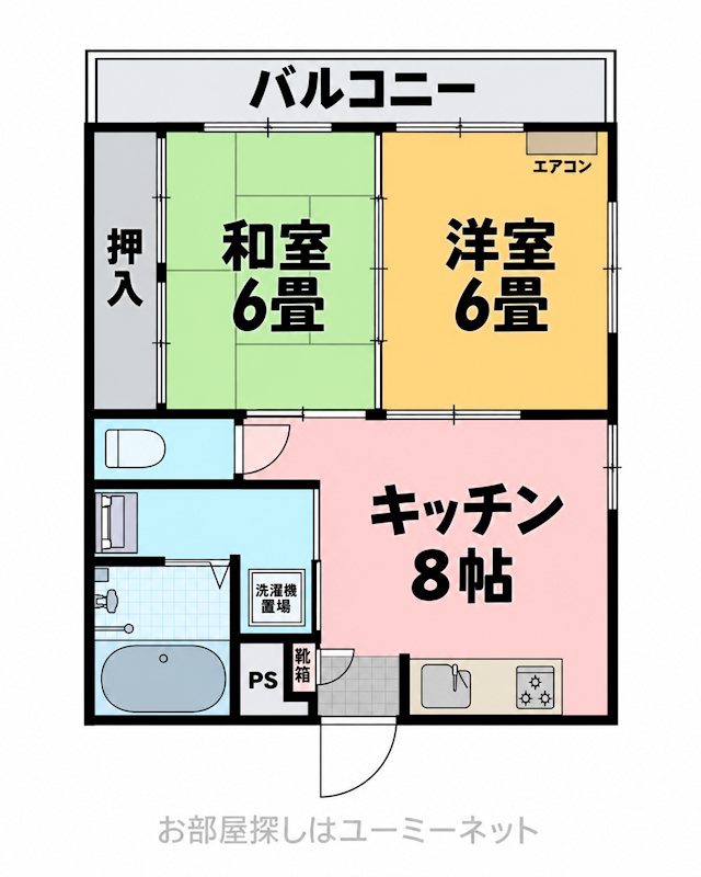 第２脇野コーポ 間取り