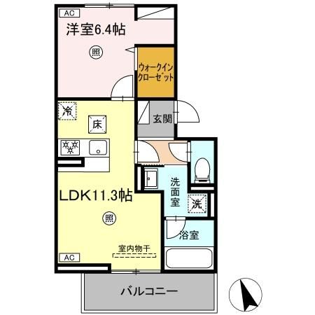 リィ・サンテ霧島 間取り