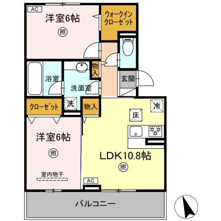 リィ・サンテ霧島 間取り