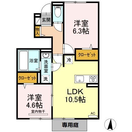 グランドソレイユ　K 間取り