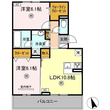 リィ・サンテ霧島 間取り