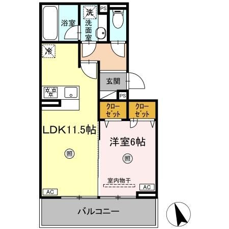 リィ・サンテ霧島 間取り
