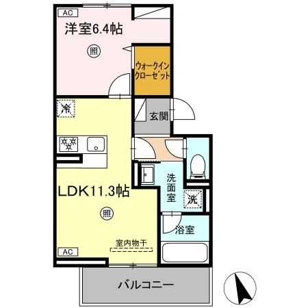 リィ・サンテ霧島 間取り