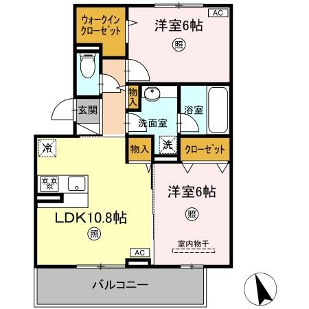 リィ・サンテ霧島 間取り