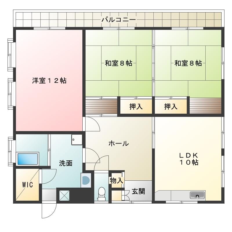 ハイムネモト 間取り