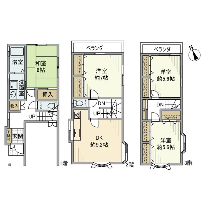 東京都江戸川区篠崎町４丁目 間取り