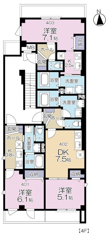 東京都江戸川区中葛西６丁目 間取り