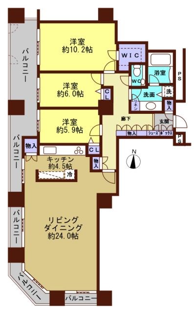 百道タワー 間取り