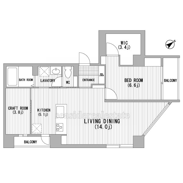 愛宕レジデンス 間取り