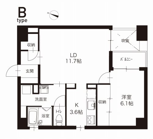 CASE BLDG（ケイスビル） 間取り