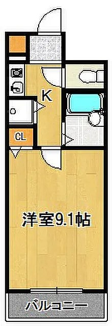 ライオンズステーションプラザ箱崎 間取り