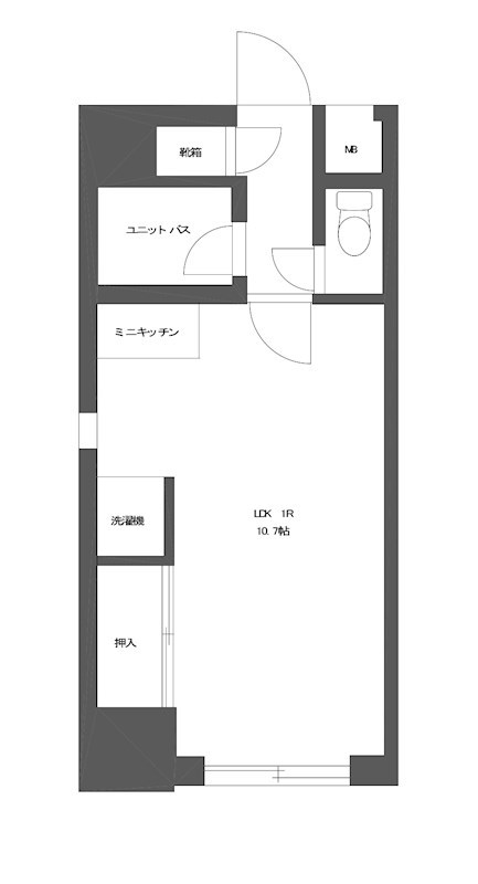 間取り ライオンズマンション薬院駅南 間取り図