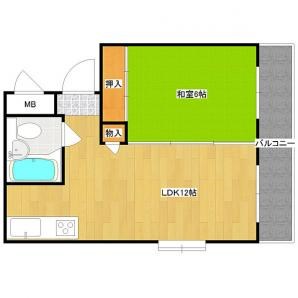 間取り 大産高宮ビル 間取り図