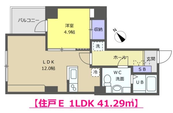 LDK12帖はペットと暮らすには充分な広さですね。 4i-RESIDENCE 間取り図