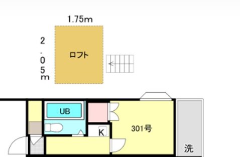 KYパレス曙Ⅱ 301号室 間取り