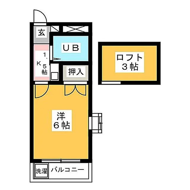 KYパレス曙Ⅱ 301号室 間取り
