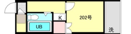 KYパレス曙Ⅱ 202号室 間取り