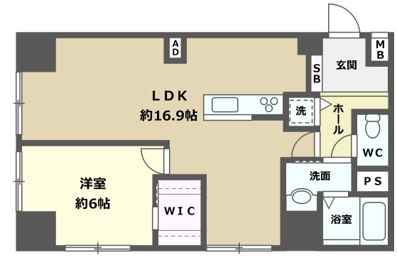 赤坂エクセル 間取り