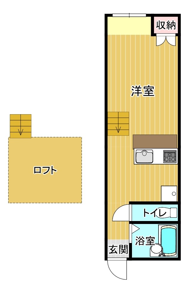 ﾊｲﾈｽｲﾇｲⅡ 間取り