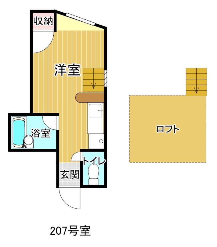 ｱｰﾙ館 間取り