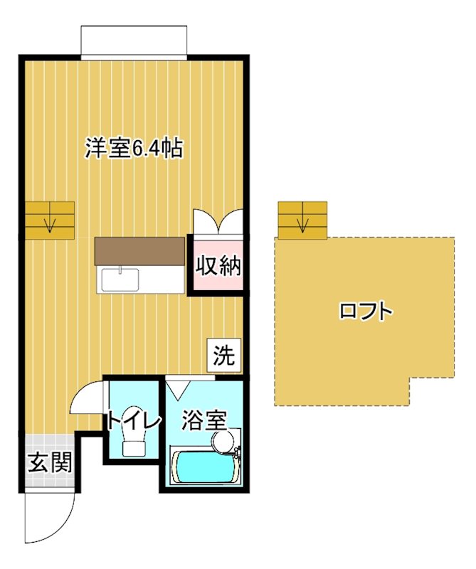 ｼｬﾚｰ女池 間取り